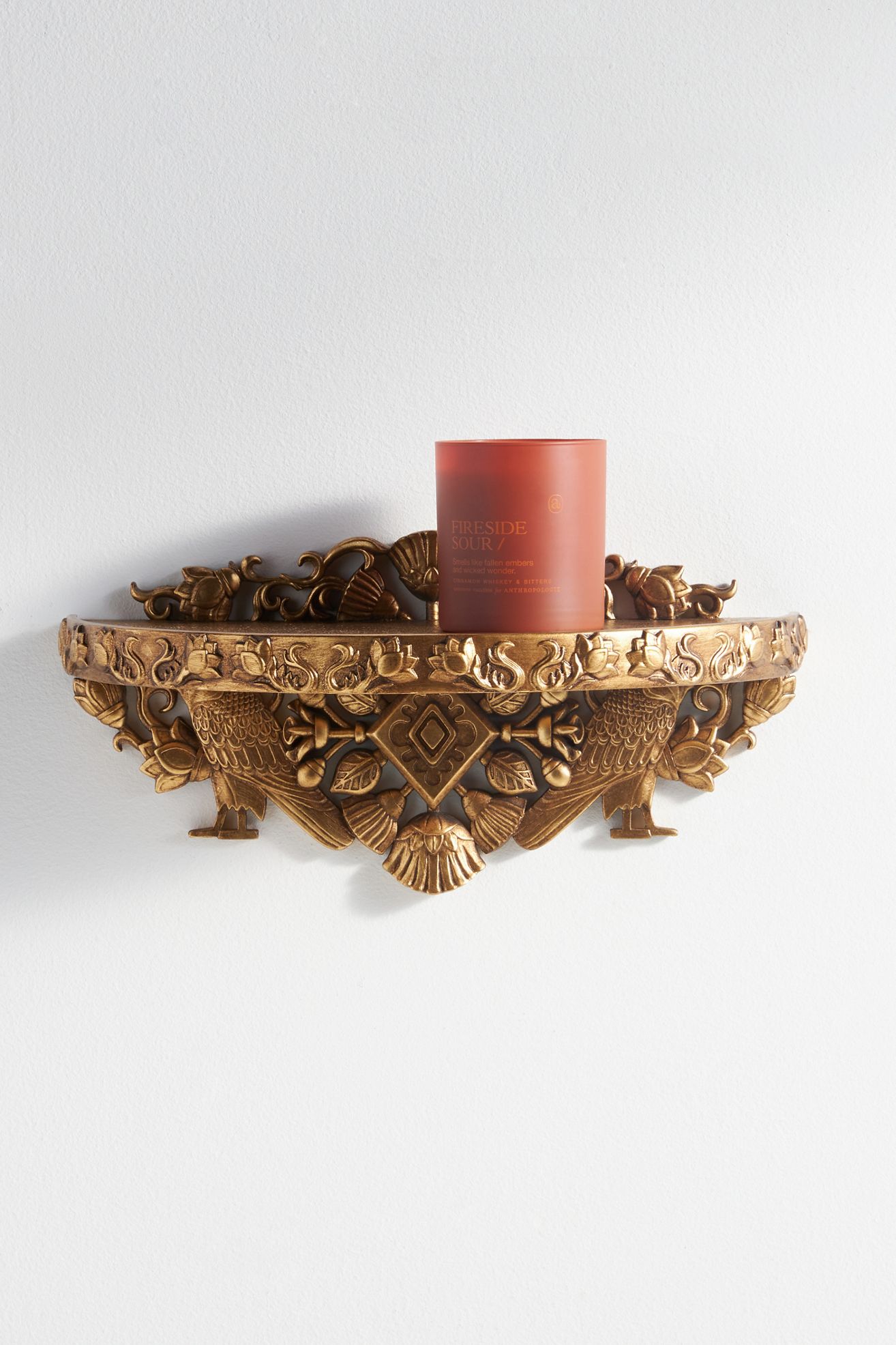 Coralie Floating Shelf - Bronze, One Size