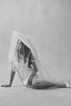 Twigs & Honey Dream Cloud Bridal Hat with Fingertip Veil