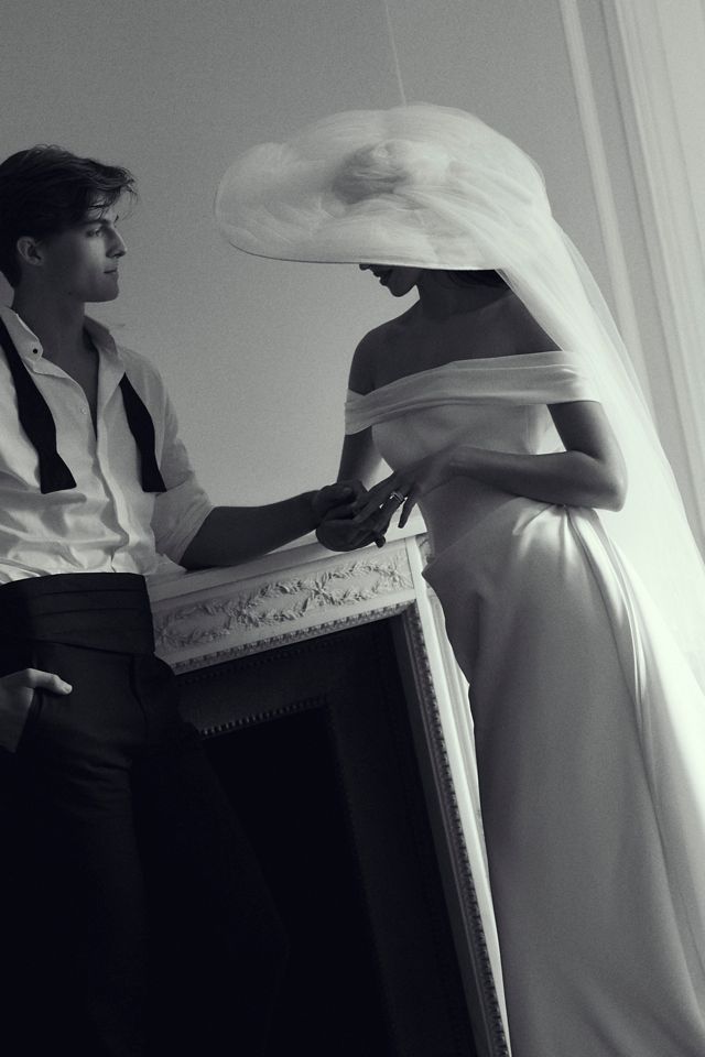 Twigs & Honey Dream Cloud Bridal Hat with Fingertip Veil