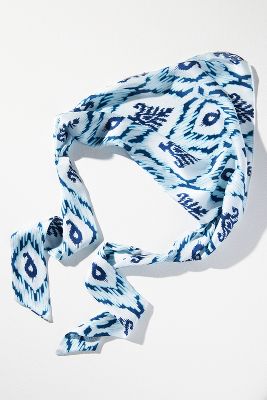 Shop By Anthropologie Animal Hair Scarf In Blue
