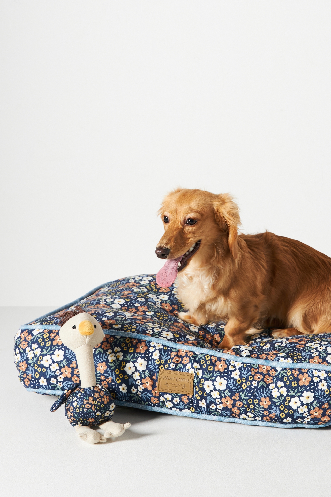 Harry Barker Calico Floral Rectangle Dog Bed