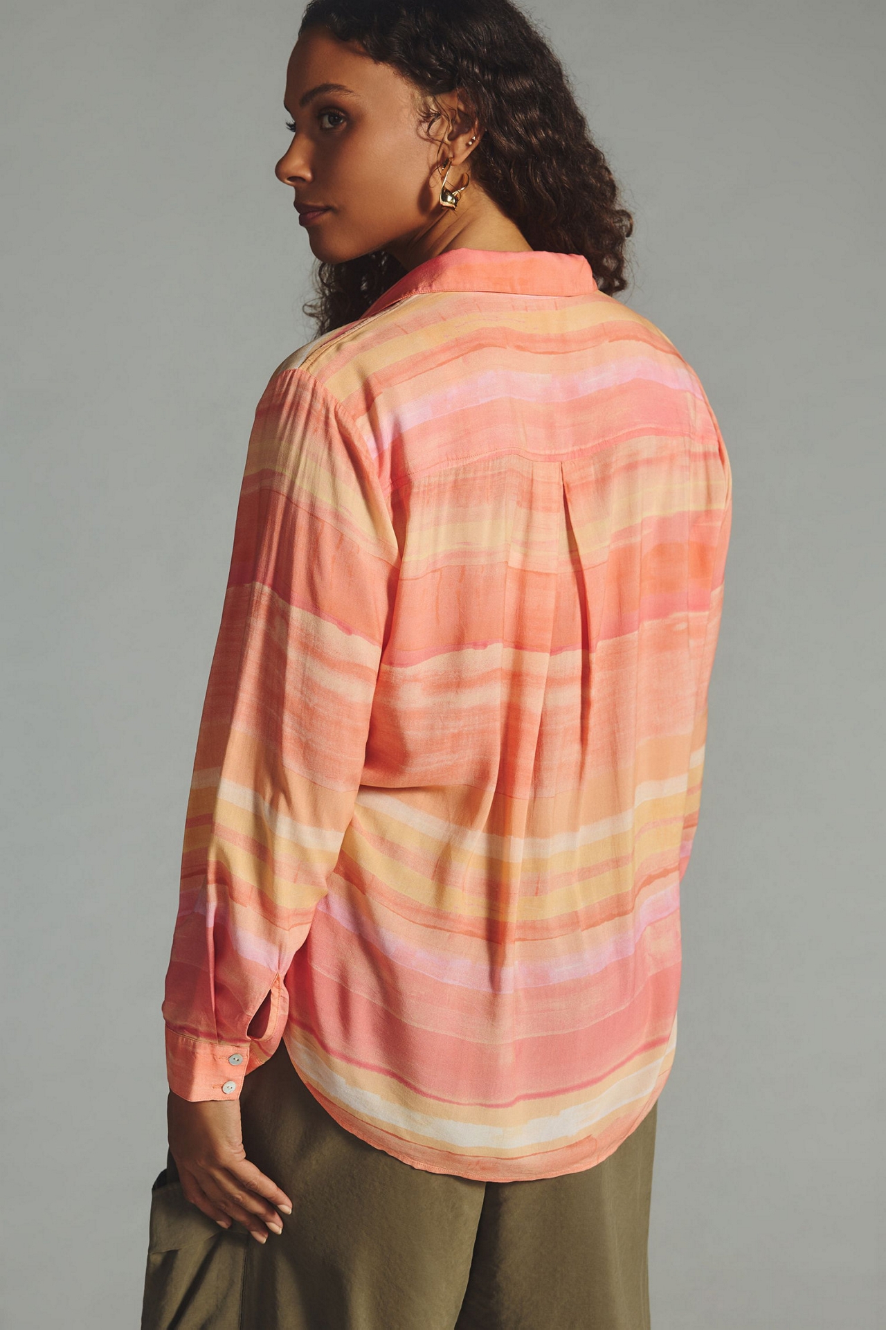 Cloth & Stone Printed Buttondown Shirt