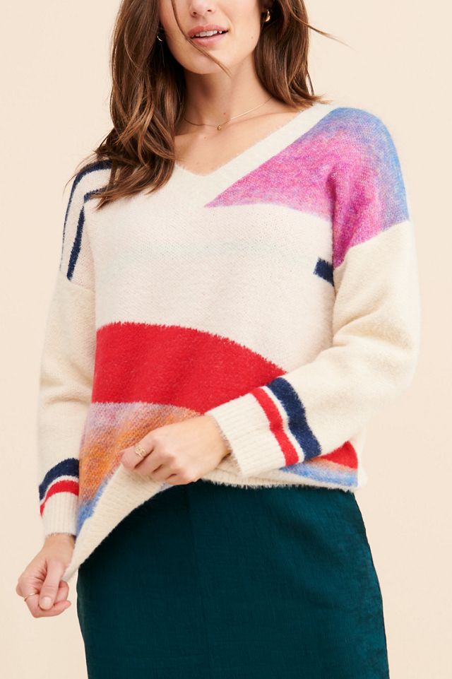 Sisters. Geometric Pullover #1