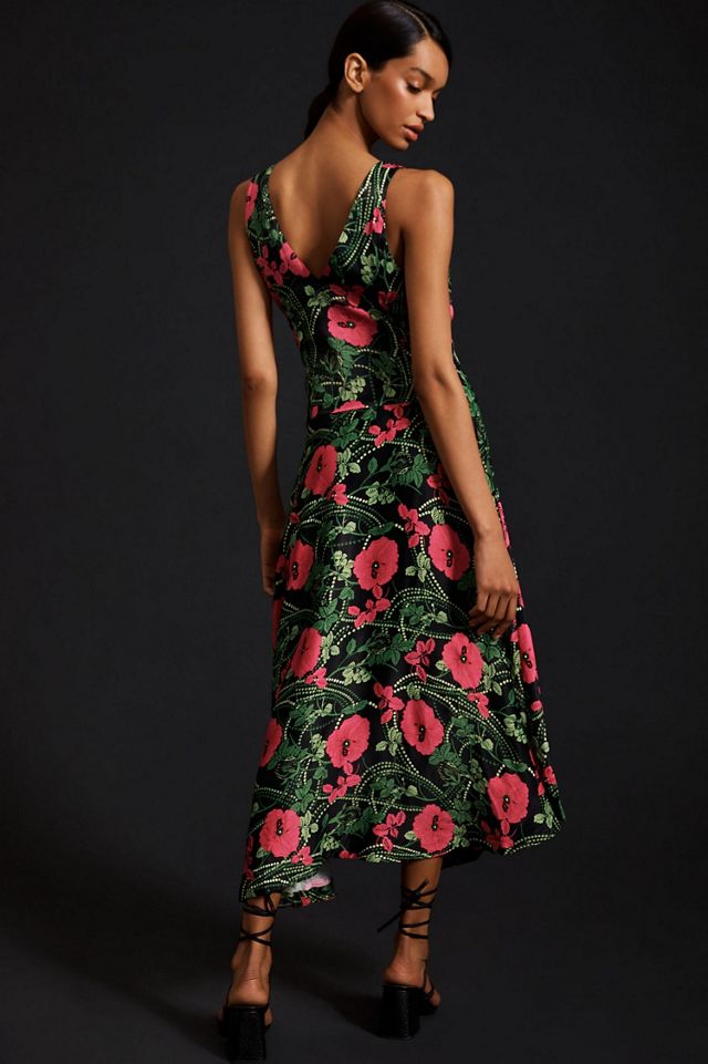 ワンピース Maeve Virginia Textured Midi Dress anthropologie Maeve Virginia Textured Midi Dress Sz 6 | eBay