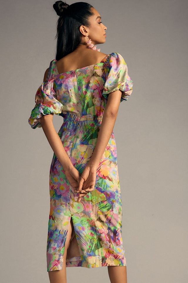 Plenty by Tracy Reese Off-Shoulder Puff-Sleeve Dress #1