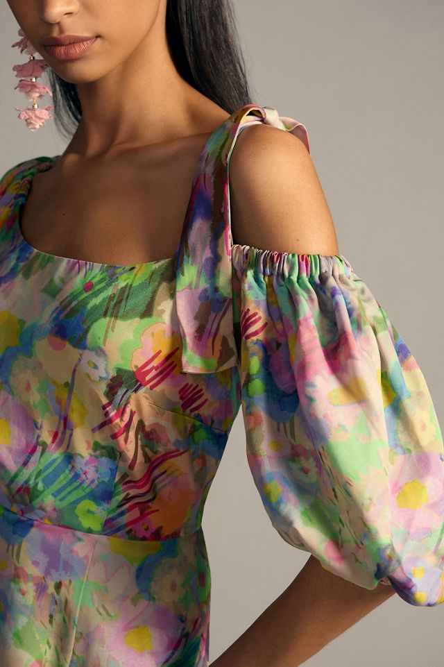 Plenty by Tracy Reese Off-Shoulder Puff-Sleeve Dress #2