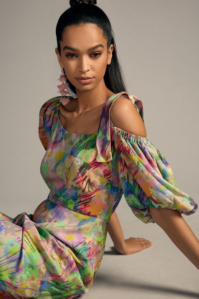 Plenty by Tracy Reese Off-Shoulder Puff-Sleeve Dress #3