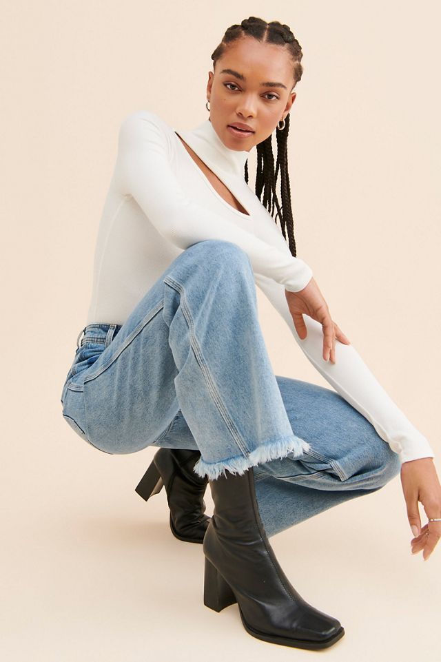 Seventy Mochi Patched Pocket Mabel Jeans | Anthropologie