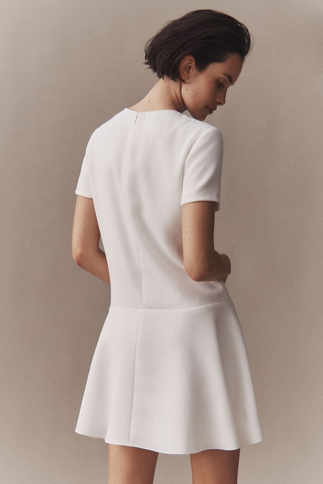 Sachin & Babi Short-Sleeve Crystal Bow Mini Dress #2