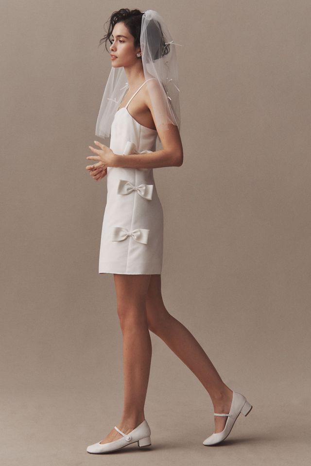Sachin & Babi Sleeveless Square-Neck Side-Bow Mini Dress #2