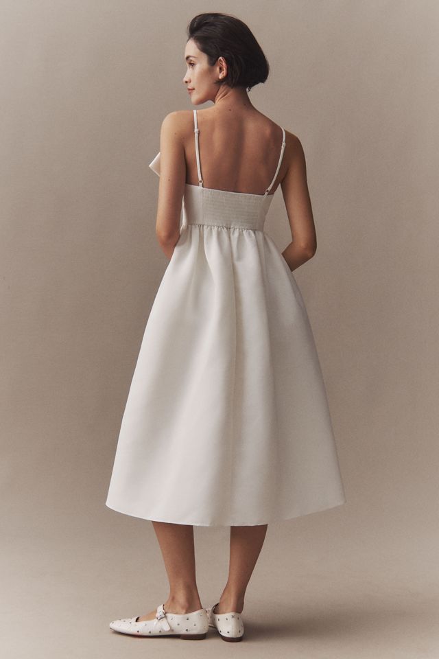 Sachin & Babi Scarlett Asymmetrical Bow A-Line Midi Dress #1