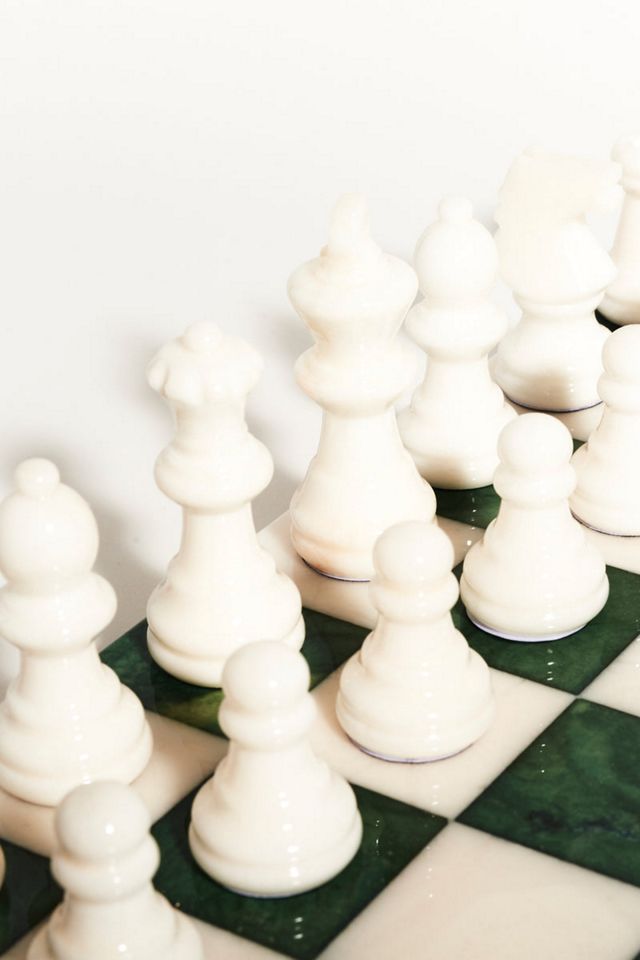 Rosemary Home Italian Alabaster Chess Set #3