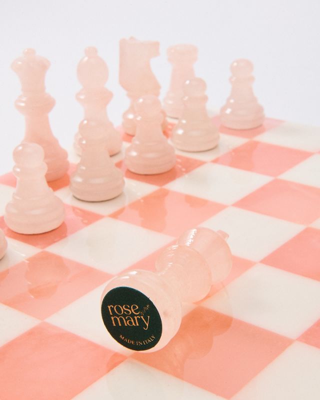 Rosemary Home Italian Alabaster Chess Set #1