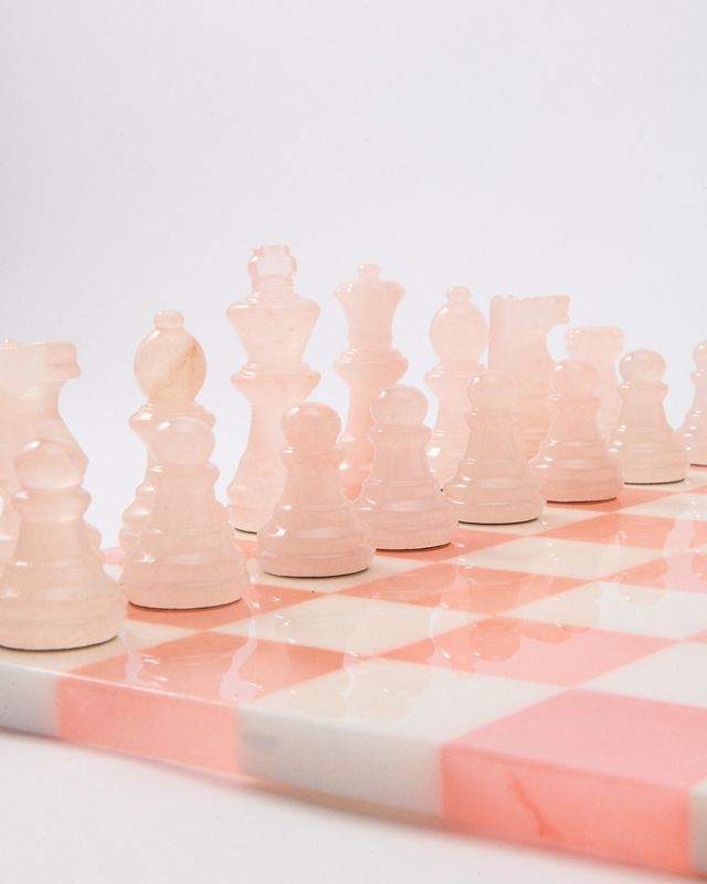 Rosemary Home Italian Alabaster Chess Set #2