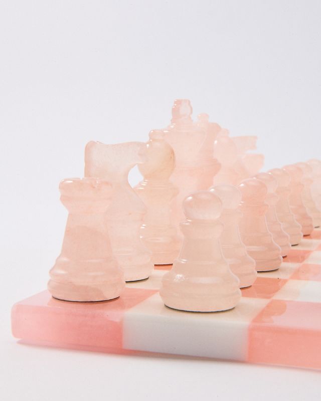 Rosemary Home Italian Alabaster Chess Set #3