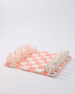 Rosemary Home Italian Alabaster Chess Set
