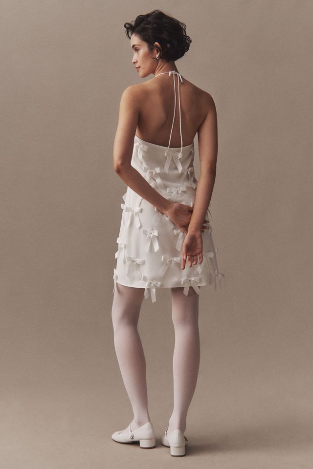 Hutch Halter Bow Mini Dress #1