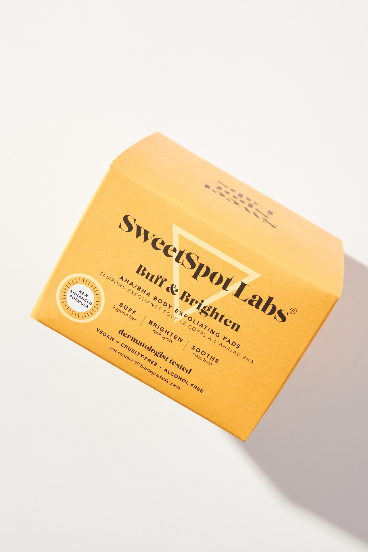 SweetSpot Labs Buff & Brighten AHA/BHA Body Exfoliating Pads