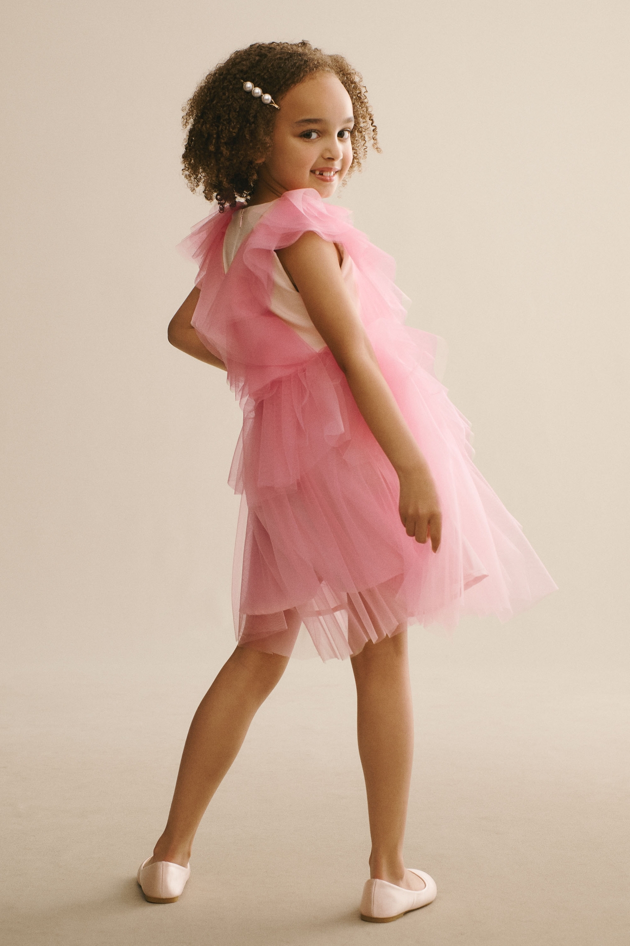 Gió Bespoke Neena Tulle Flower Girl Dress