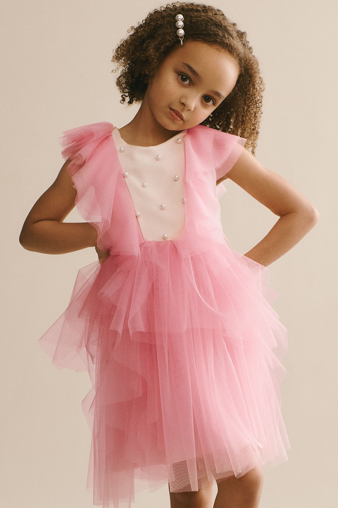 Gió Bespoke Neena Tulle Flower Girl Dress