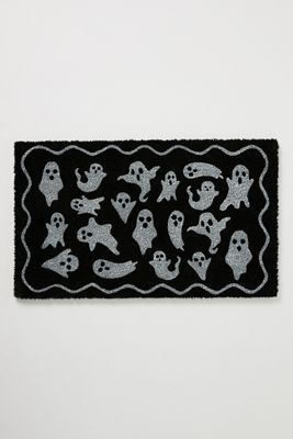 Ghosts Printed Coir Doormat
