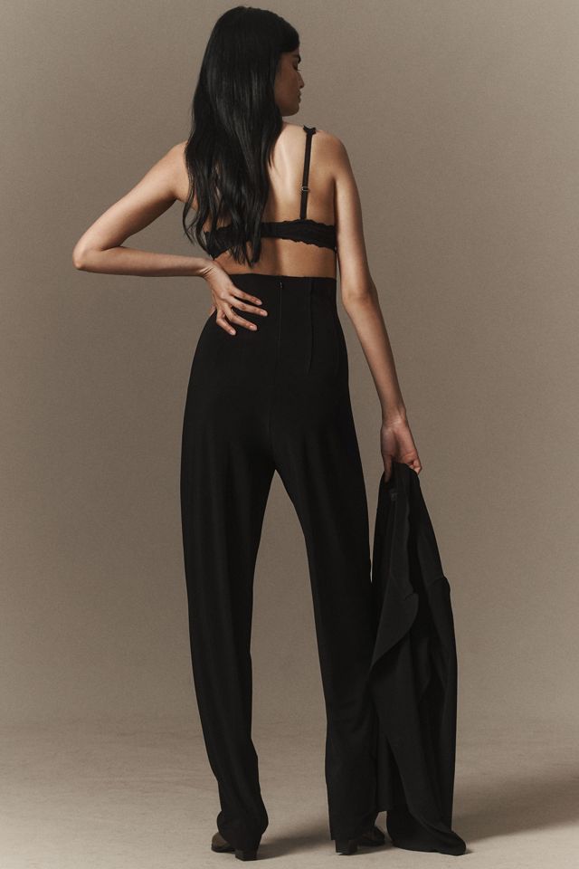 Norma Kamali High-Waisted Tailored Pleat Pants #2