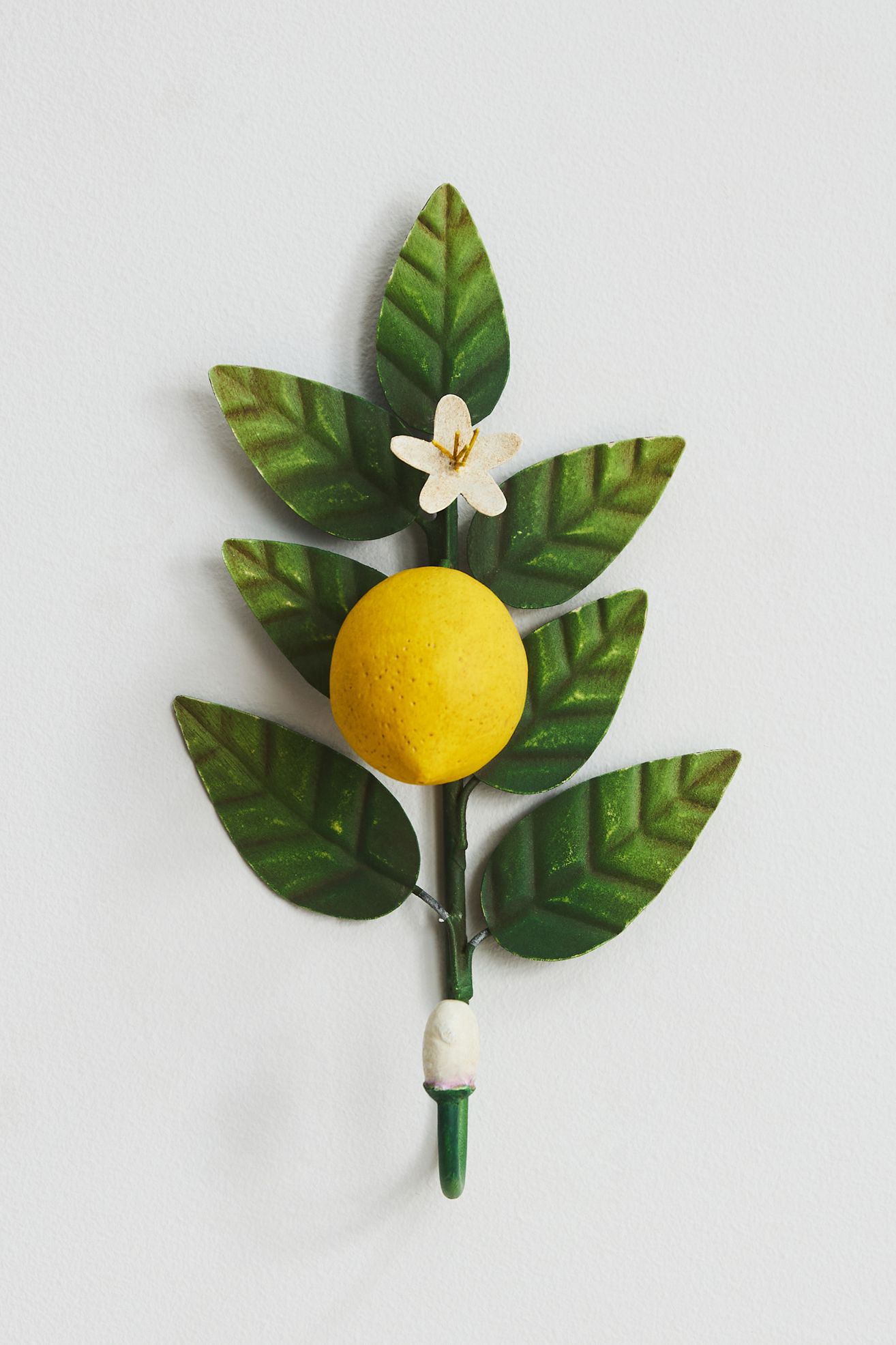 Fruit Metal Hook - LEMON, One Size