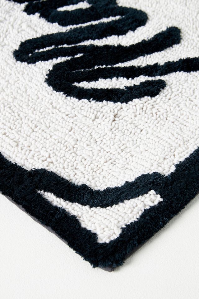 Chouette Tufted Cotton Viscose Bath Mat #1