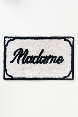 Chouette Tufted Cotton Viscose Bath Mat