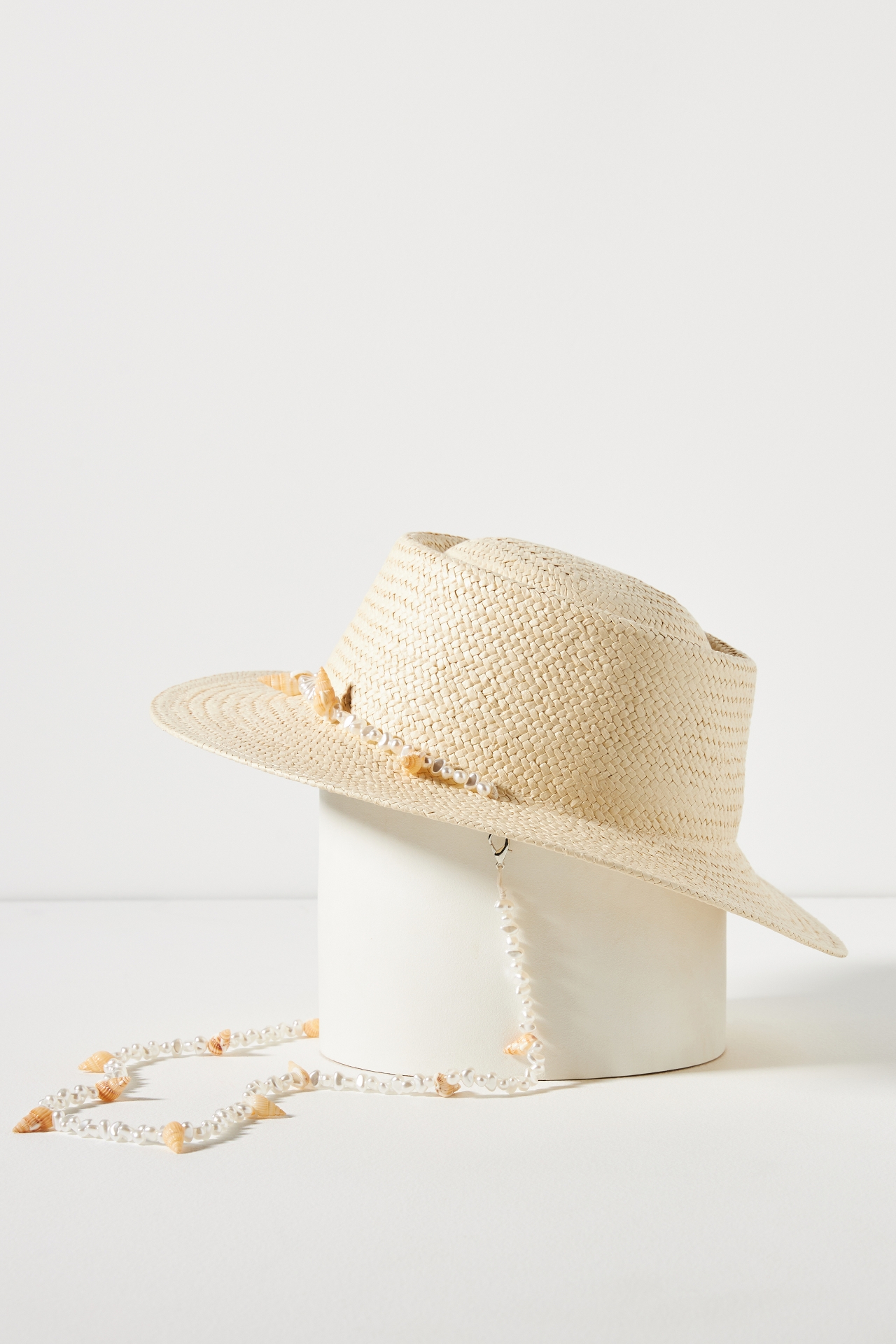 Straw Shell Boater