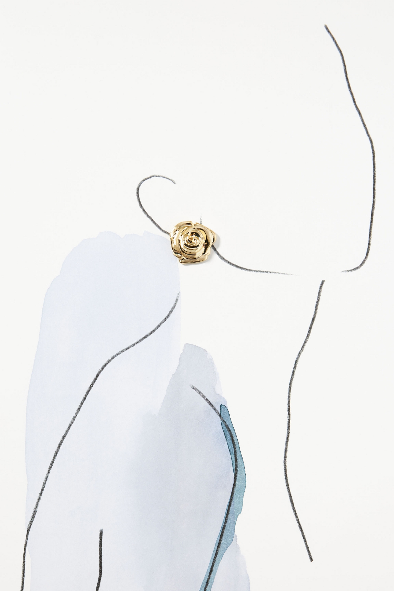 Shashi Rose Stud Earrings