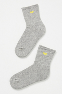 Shop Anthropologie Athletic Icon Socks In Grey