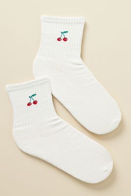 Shop Anthropologie Athletic Icon Socks In Red