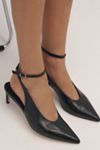Ankle-Wrap Kitten Heels
