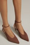 Ankle-Wrap Kitten Heels