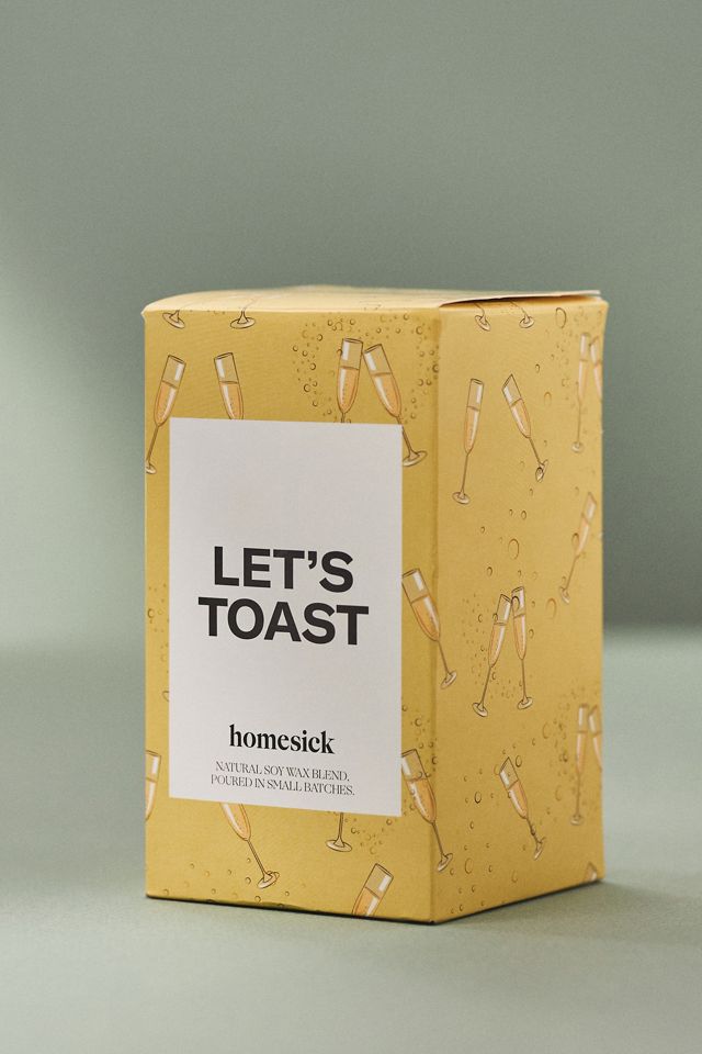 Homesick Let's Toast Boxed Candle #2