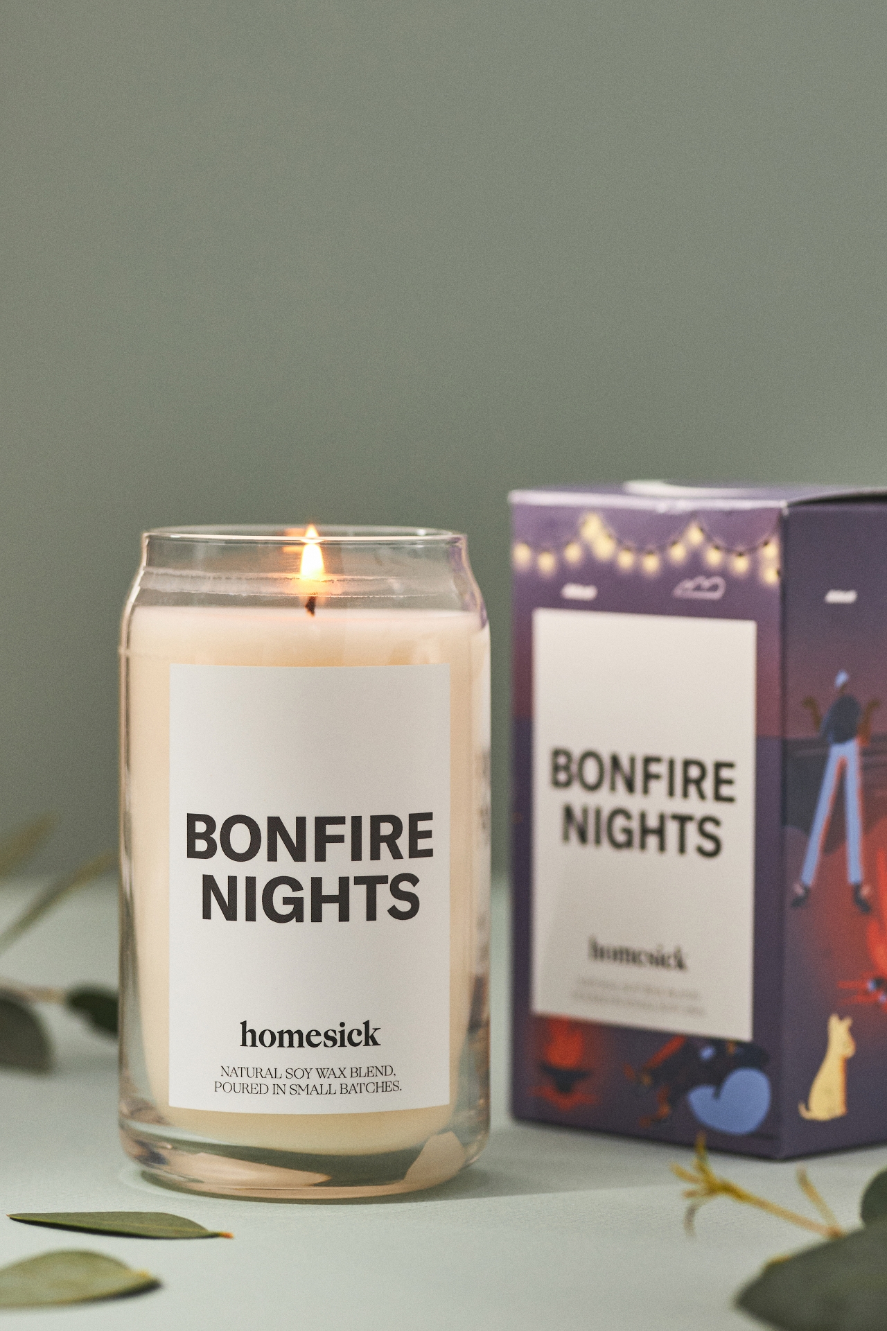 Homesick Bonfire Nights Boxed Candle