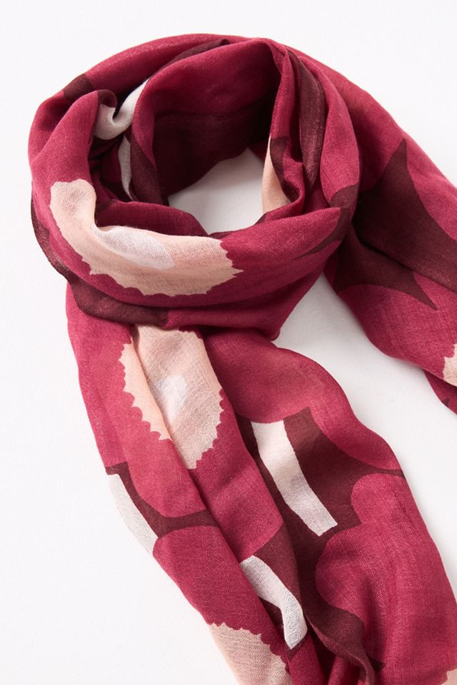 Marimekko Fiore Unikko Scarf #1