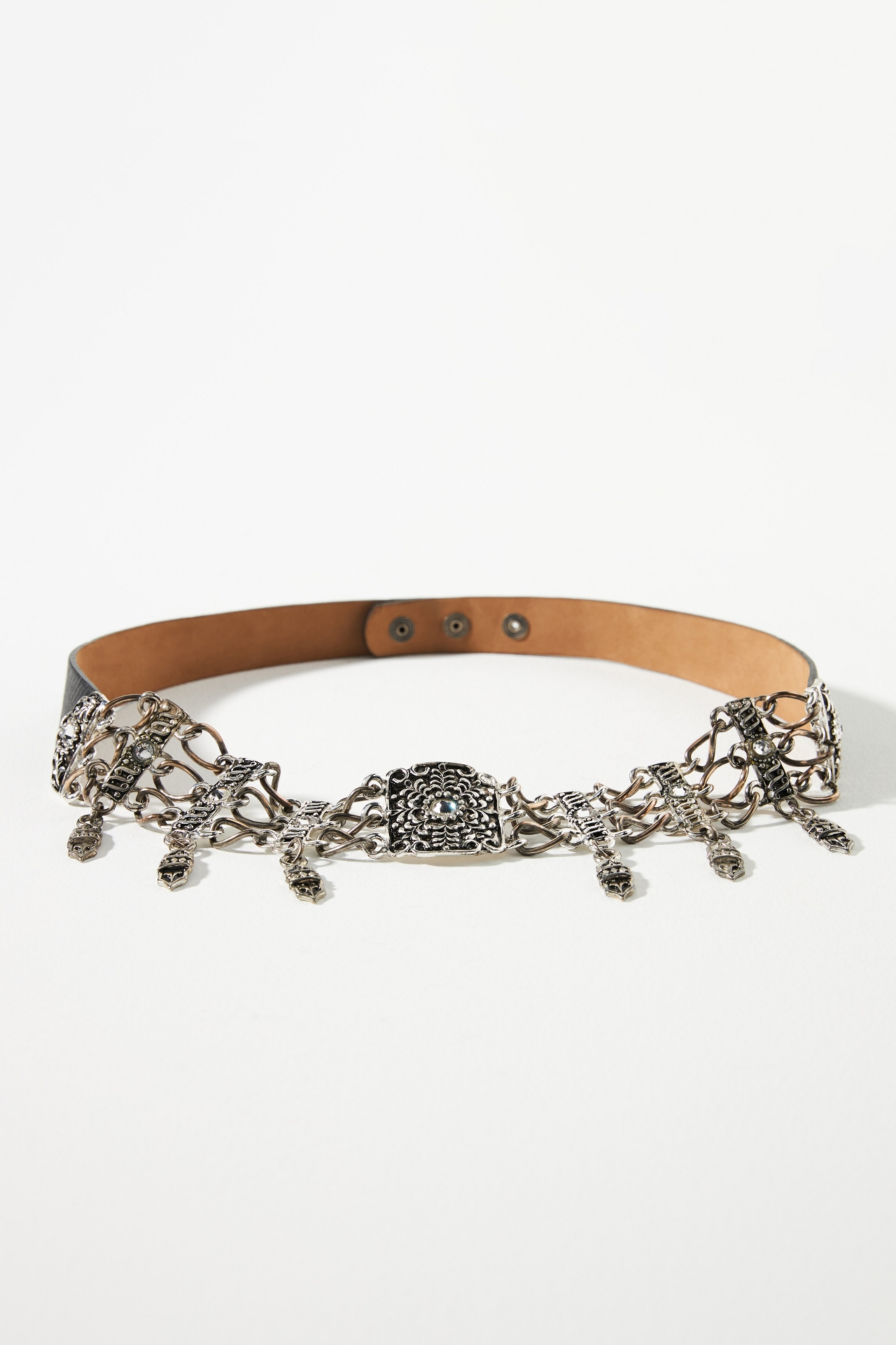 Streets Ahead Ornate Silver Waist Belt