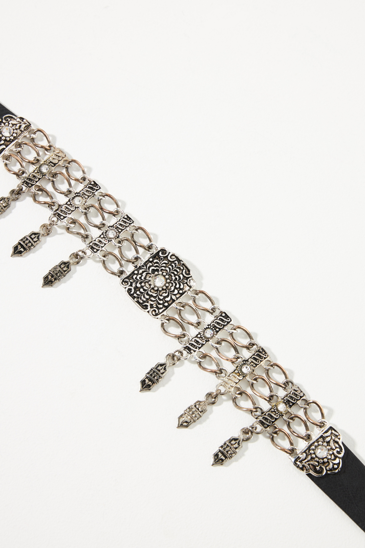 Streets Ahead Ornate Silver Waist Belt