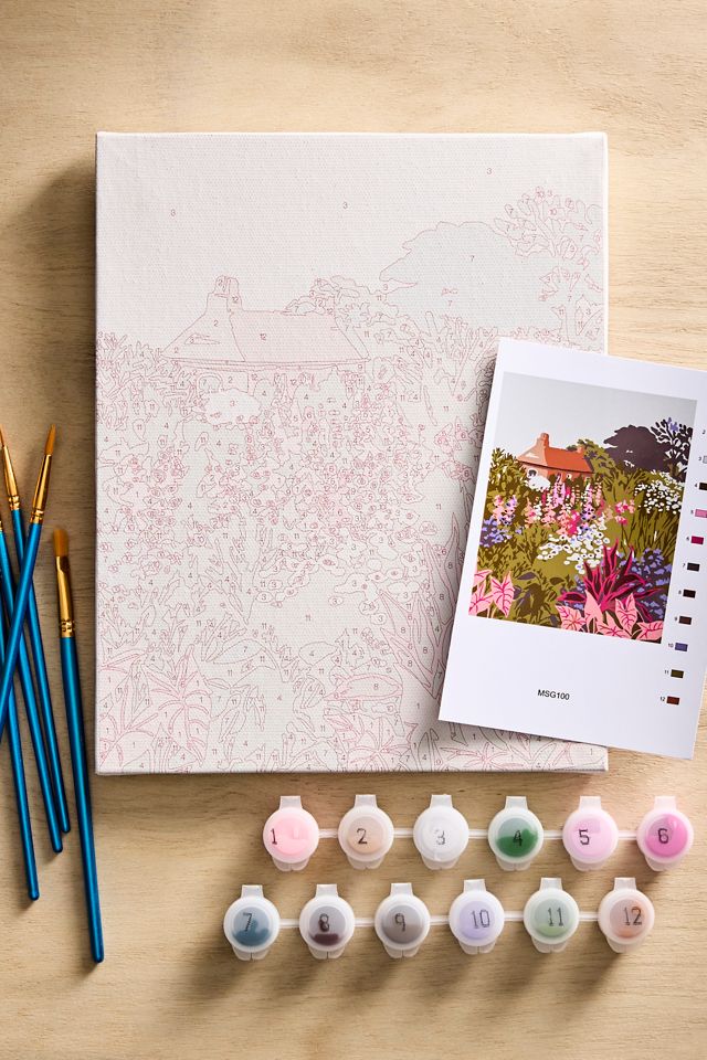 Lush Garden Paint by Numbers Kit | Terrain