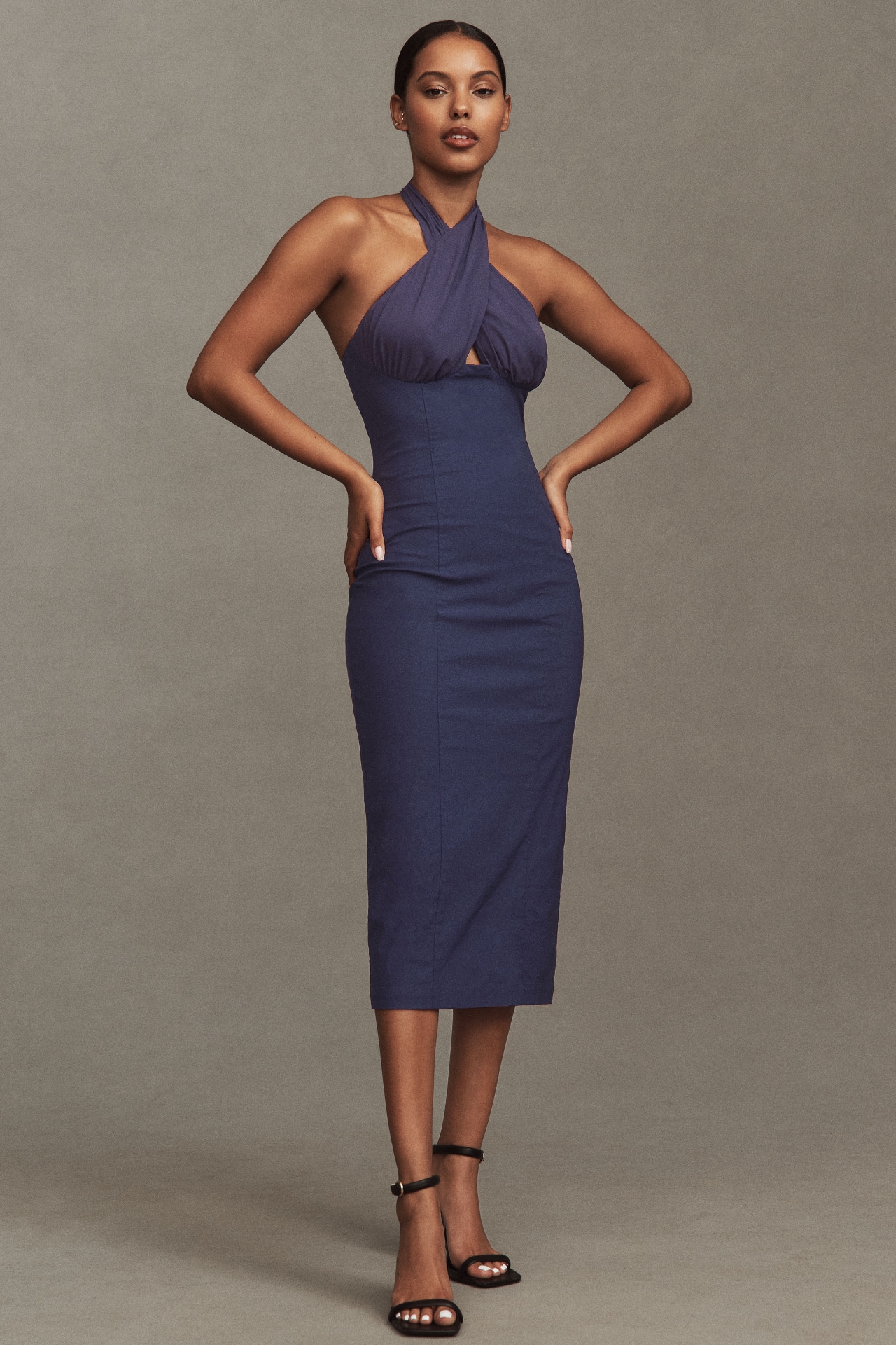 Bhldn navy dress best sale