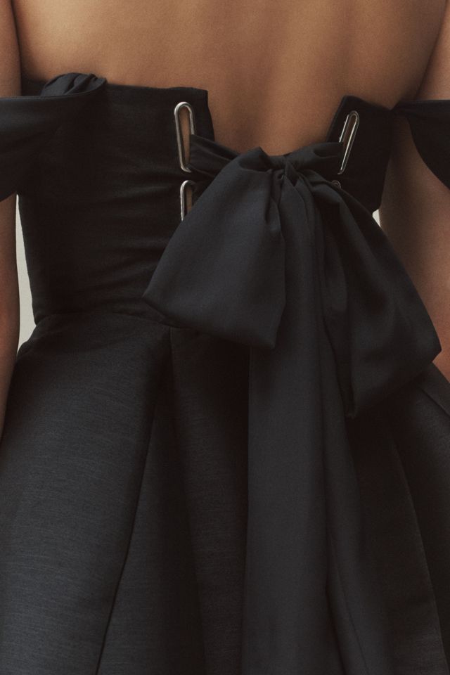 BHLDN Lydia Off-The-Shoulder Corset Mini Dress | Anthropologie