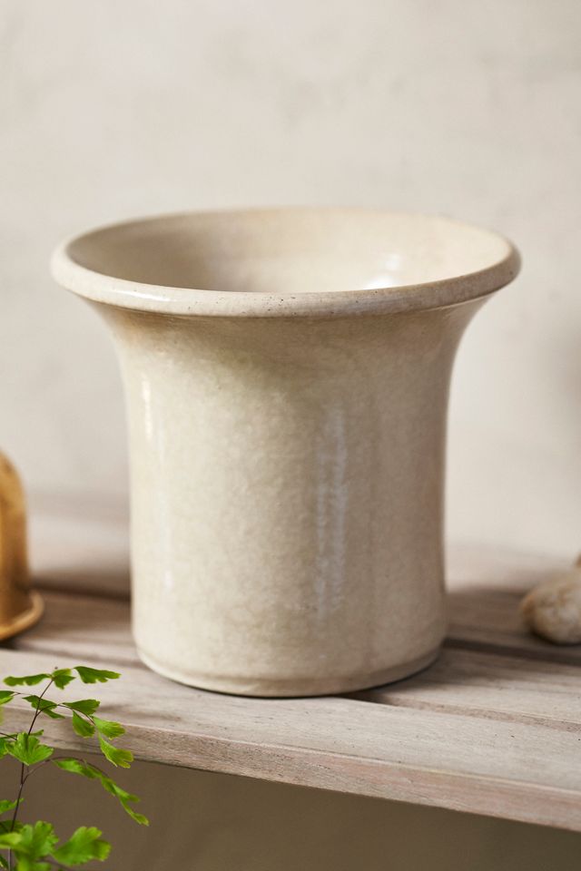 Flared Rim Ceramic Planter #1