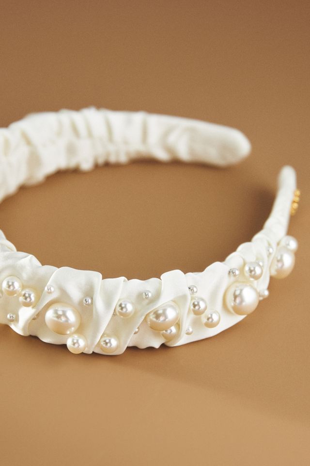 Lele Sadoughi Mixed Pearl Headband  #1
