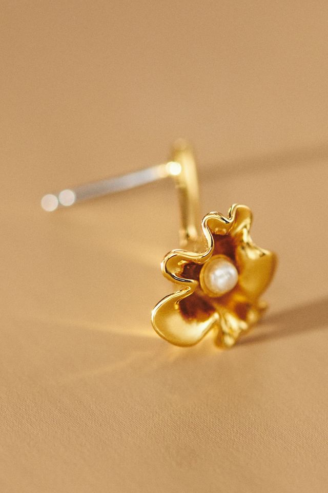 Lele Sadoughi Ruffled Lily Earrings #1