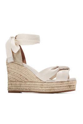 Cole Haan Women's Hampton Leather Espadrille Platform Sandals In Ivory ...