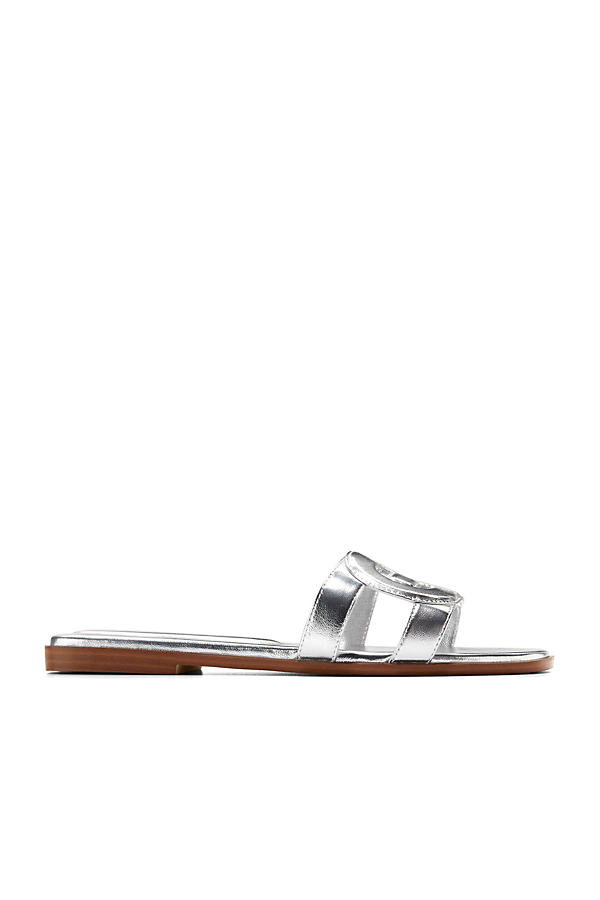 Shop Cole Haan Chrisee Slide Sandals In Silver