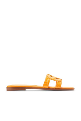 Cole Haan Chrisee Slide Sandals In Yellow