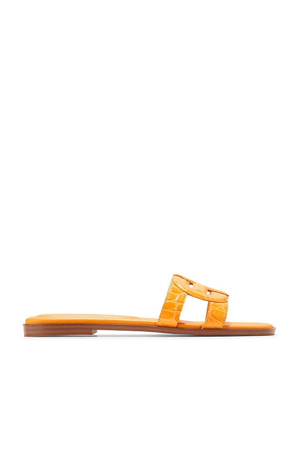 Cole Haan Chrisee Slide Sandals In Yellow